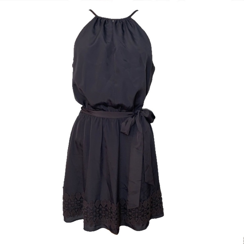 Express Gray halter neck w/keyholes